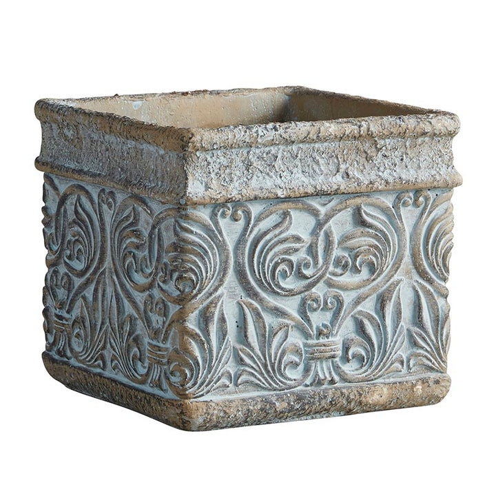 Ornate Square Pot - LGE