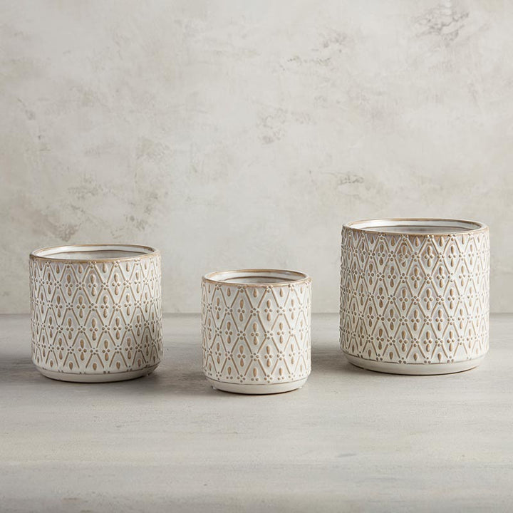 Pattern Embossed Pot - MED