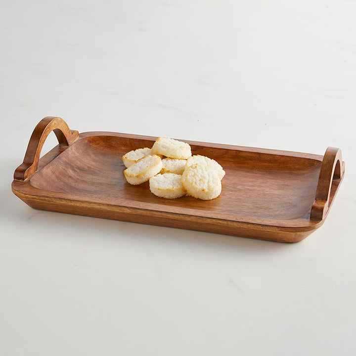Wooden Tray With Handles