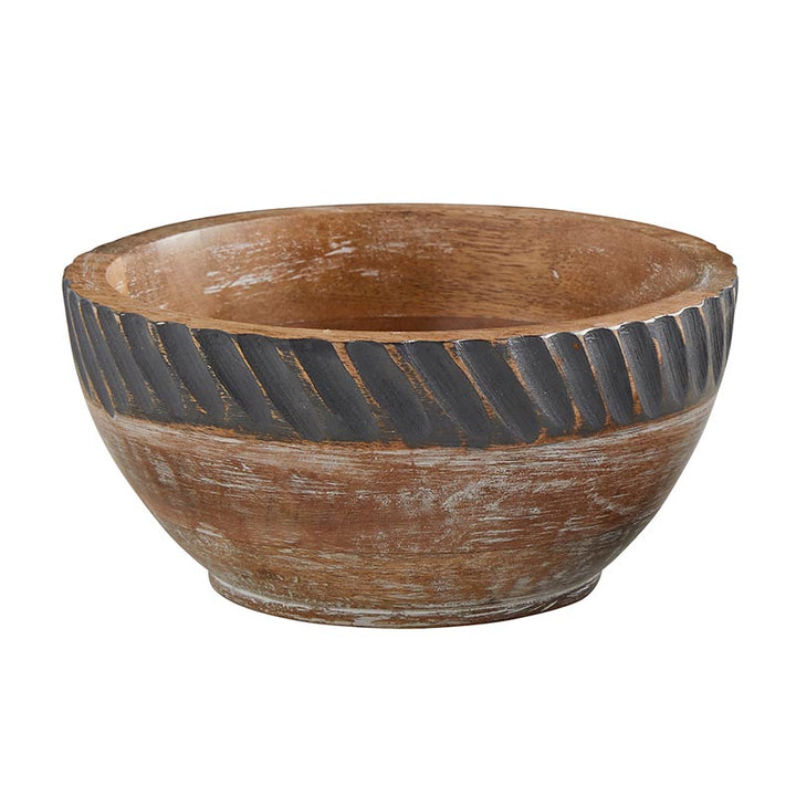 Carved Wooden Bowl - LGE