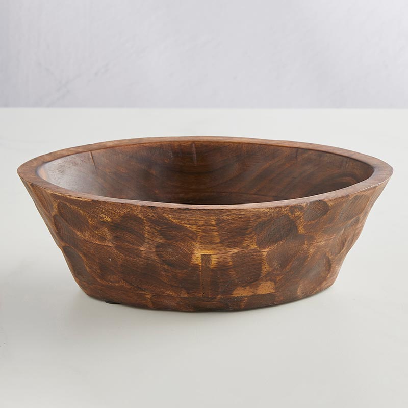 Oval Wooden Bowl - SML