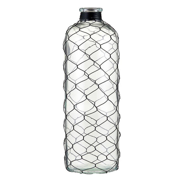 Glass Vase W/ Wire - LGE