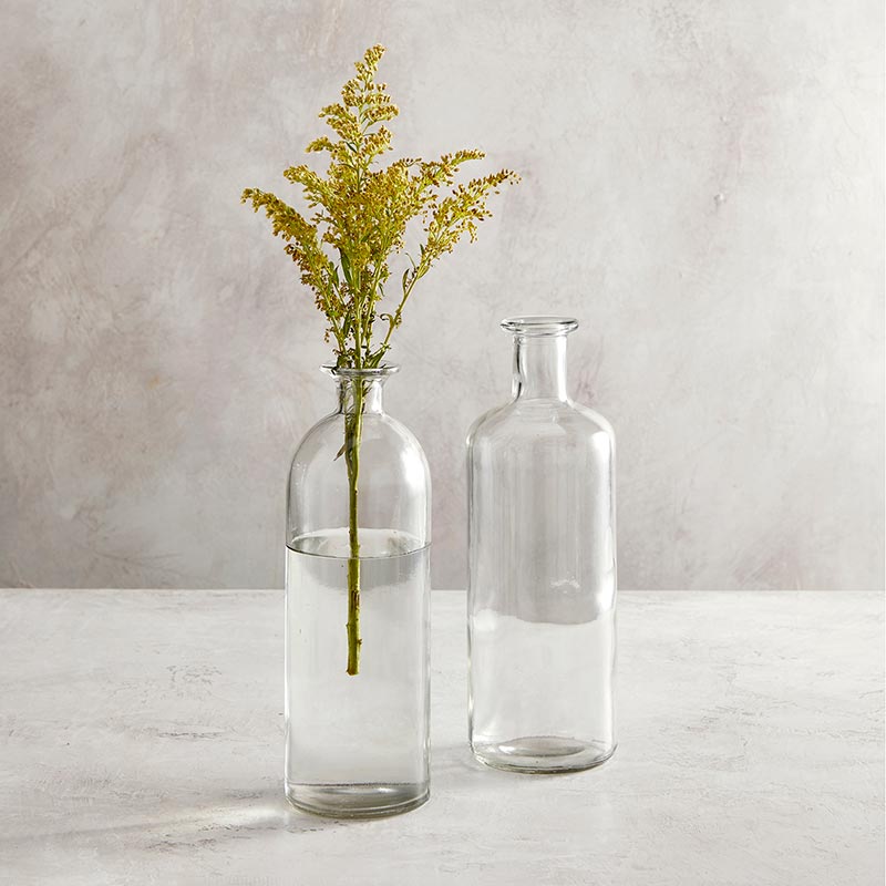 Clear Glass Vase - SML