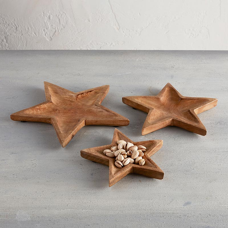 Wooden Star Tray - LGE