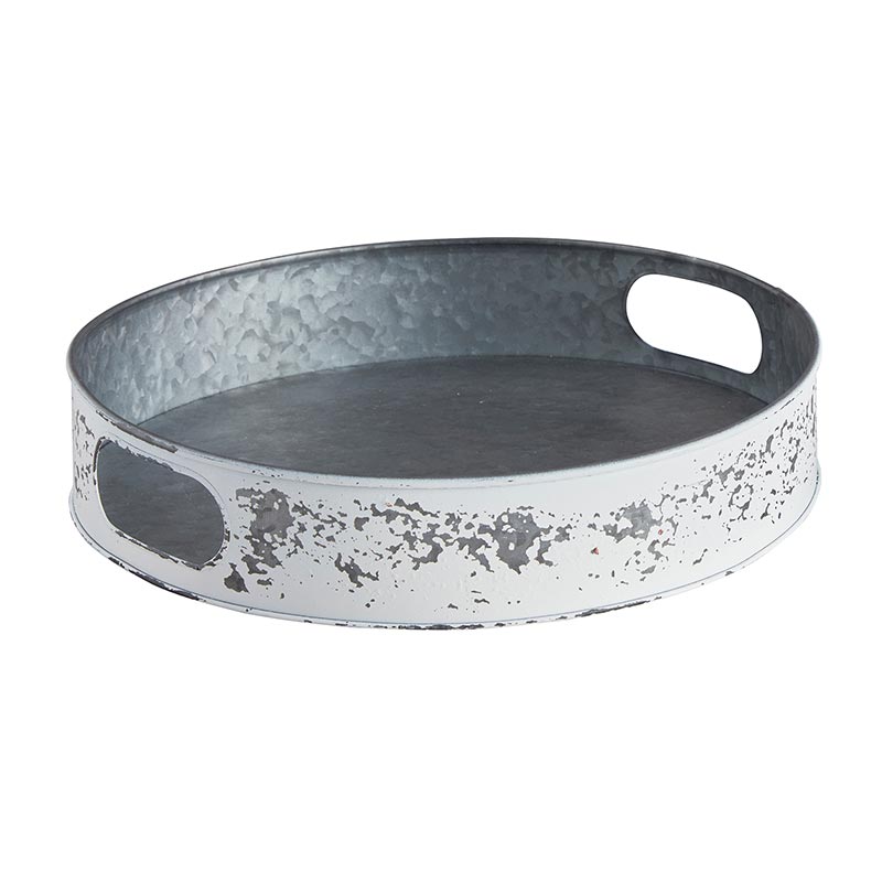 Metal Tray Set Round