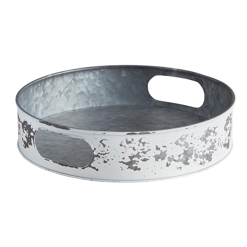 Metal Tray Set Round