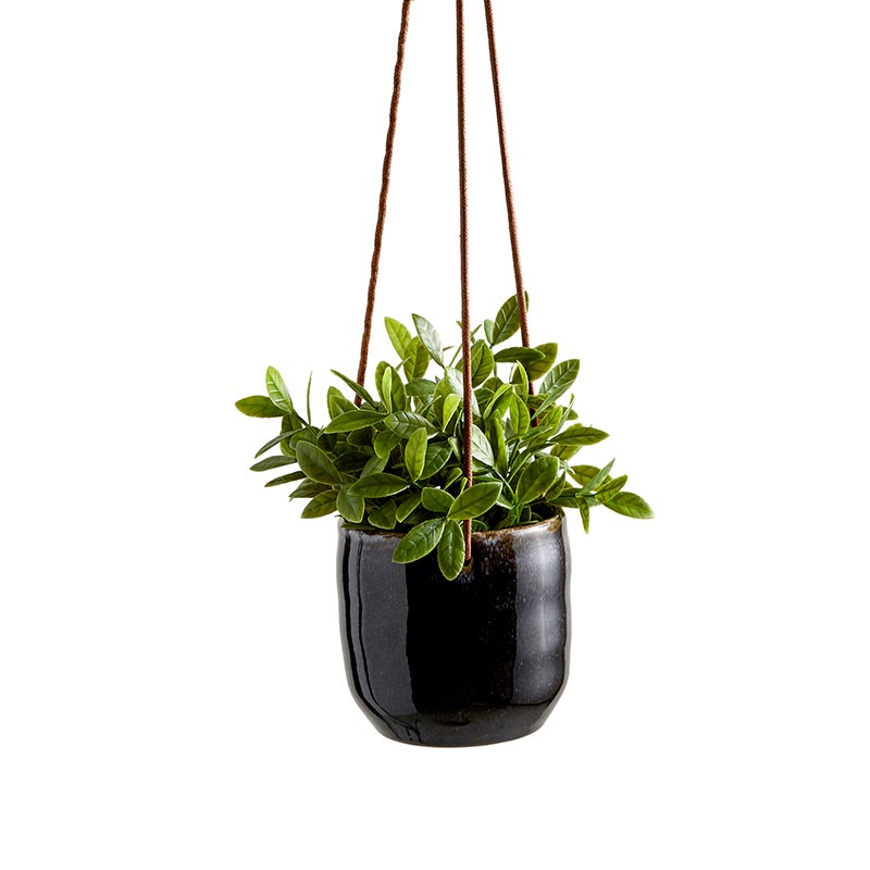 Navy Hanging Vase