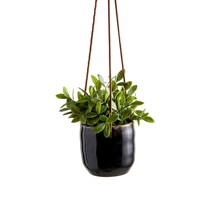 Navy Hanging Vase