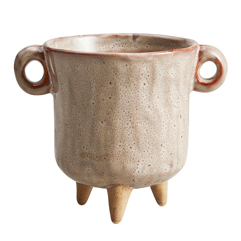 Vase Tan w/Handles