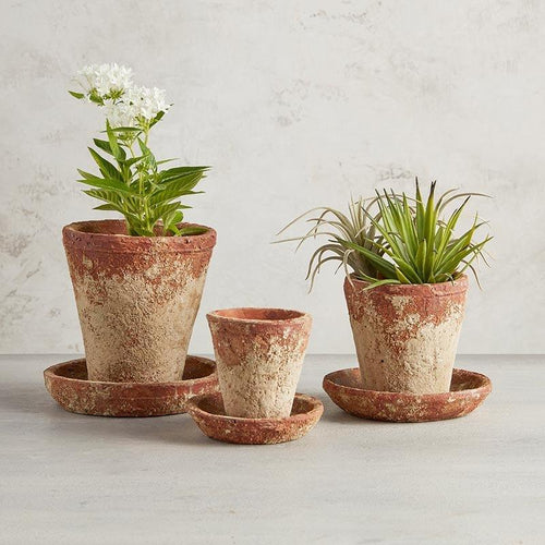 Rustic Brick Red Pot - LGE