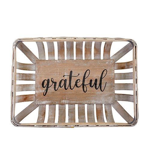 Tobacco Basket Grateful