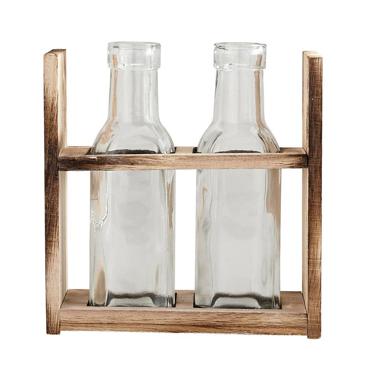 Two Bottle Flower Holders