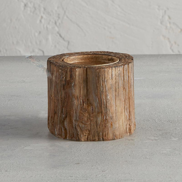 Bark Candle Holder - SML