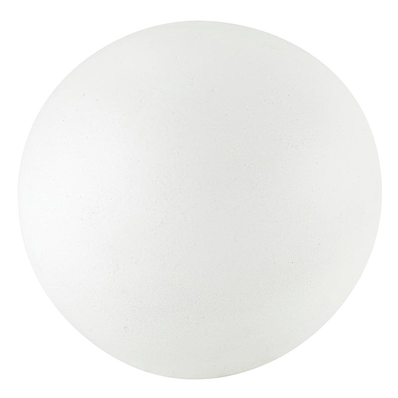 Glass Décor Ball - Solid/ Matte White