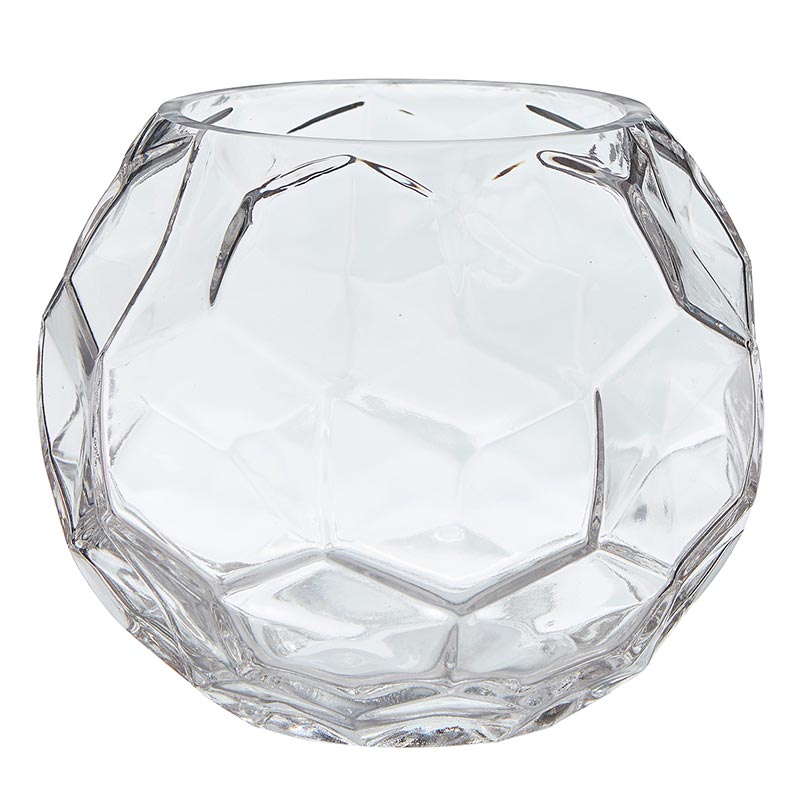 Bubble Glass Vase - Round LGE