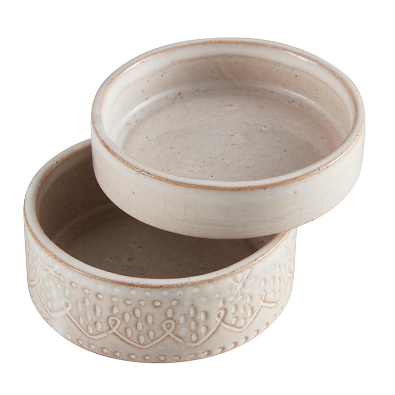 Stoneware Stackable Container