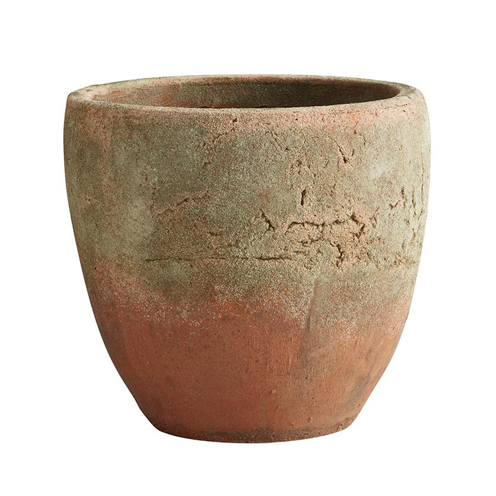 Terra-Cotta Antique Flower Pot - RND