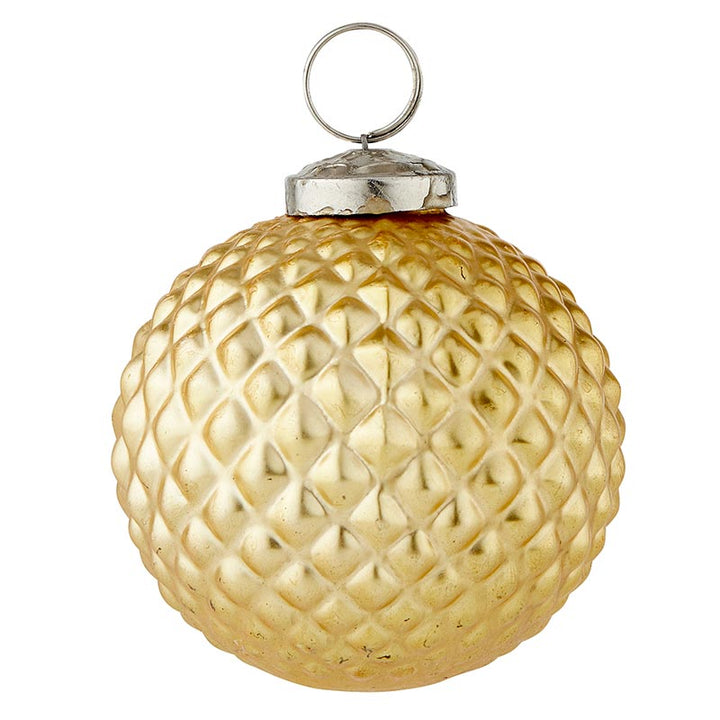 Ornament Grain/Antique Matte Gold  - Holiday