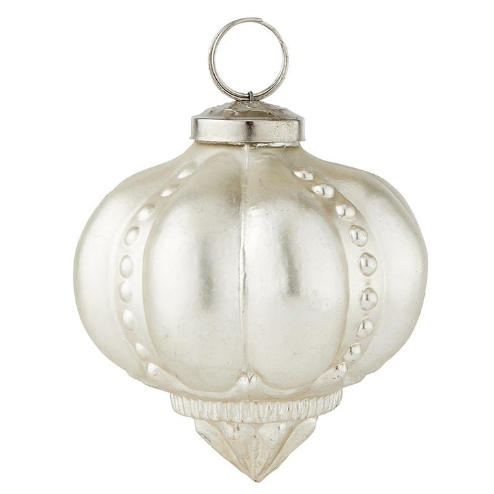 Ornament Sharp/Antique Matte Silver - Holiday
