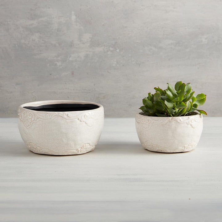Round Ceramic Pot - SML