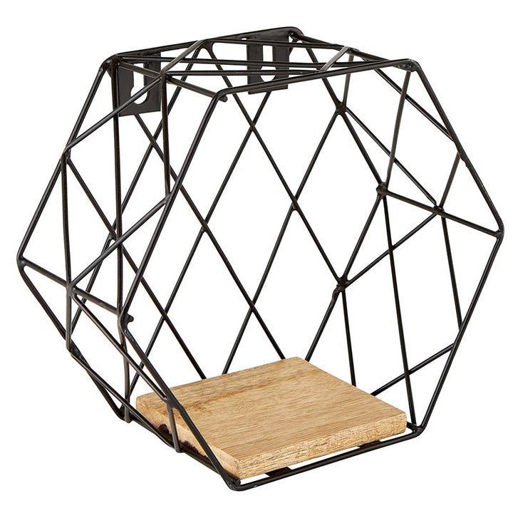 Honeycomb Shape Wall Shelf - SML
