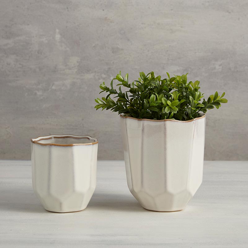Classic White Pot - SML