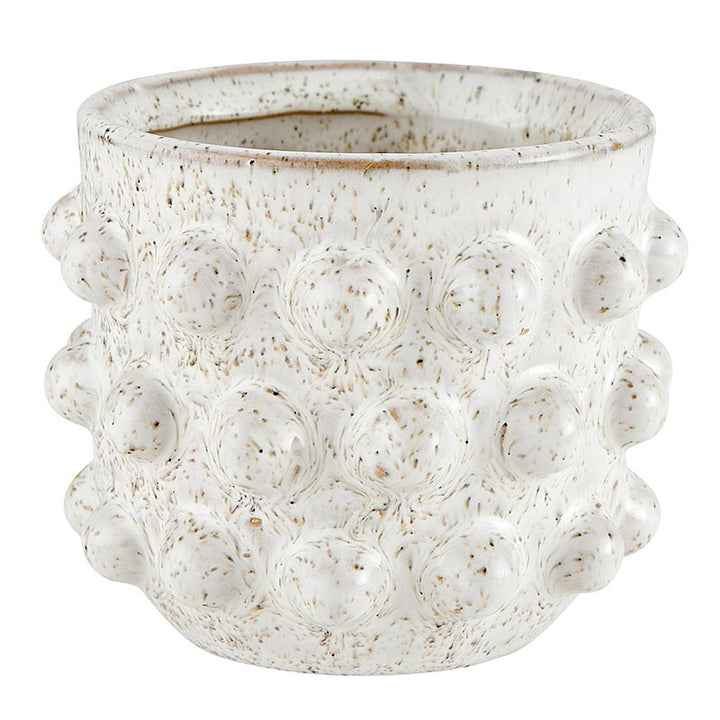 White Dot Planter - SML