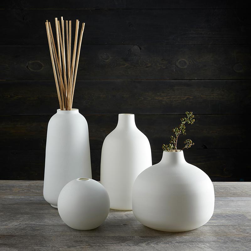 Matte Bud Vase - White