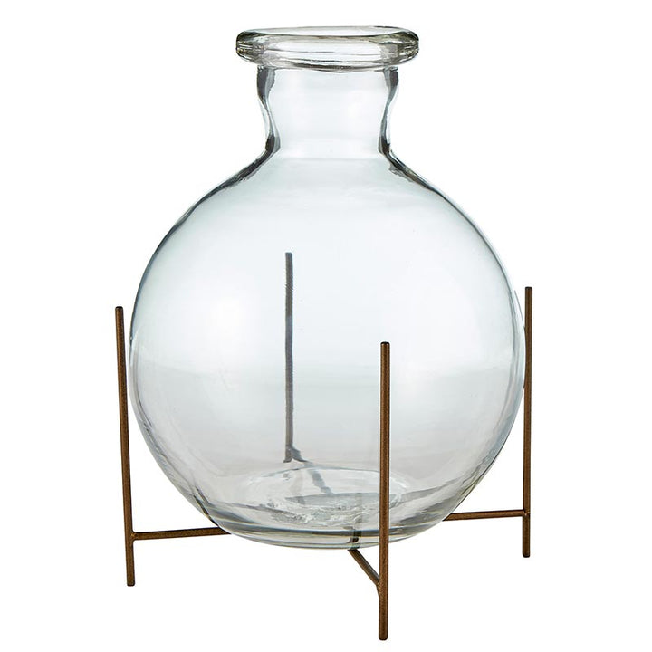 Bud Glass Vase W/ Holder - LGE