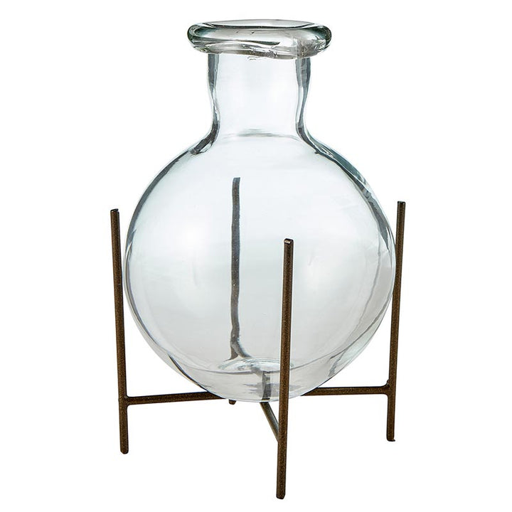 Bud Glass Vase W/ Holder - SML