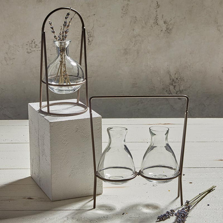 Conical Flask Vase Holder - DBL