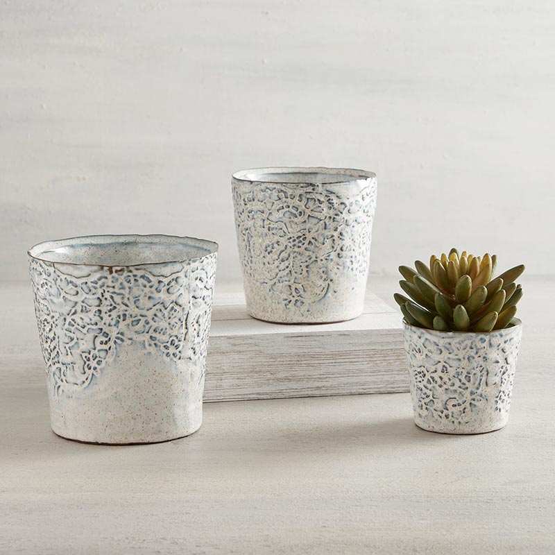Blue Stone Pot MED