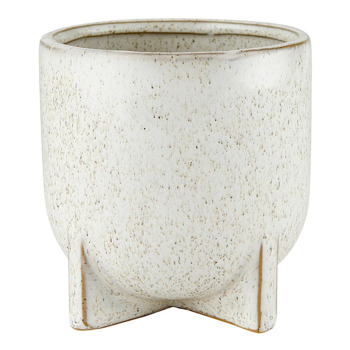Footed Ceramic Pot MED