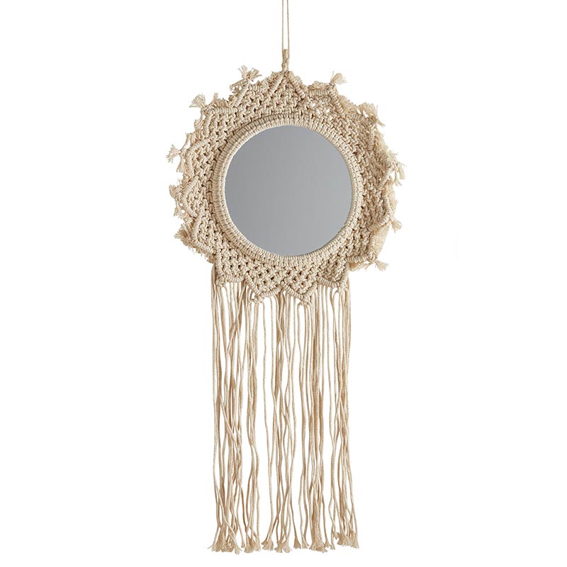 Bohemian Style Hanging Mirror