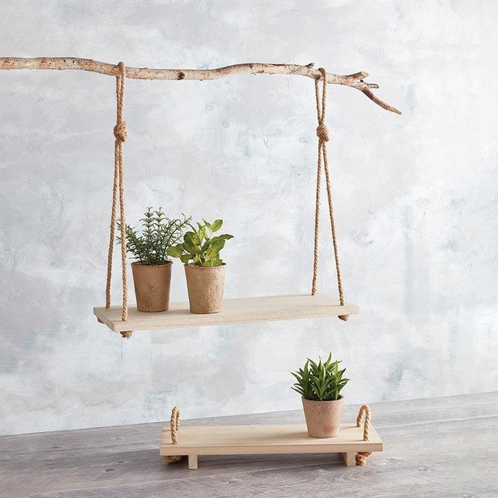 Wooden Swing Shelves