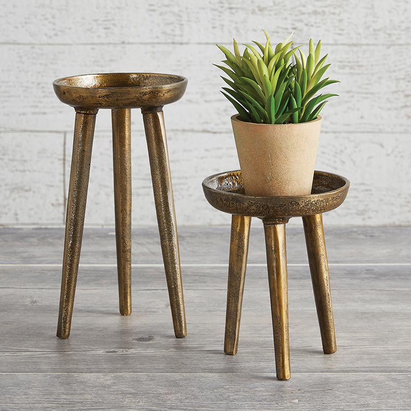 Brass Pillar Holder - SML