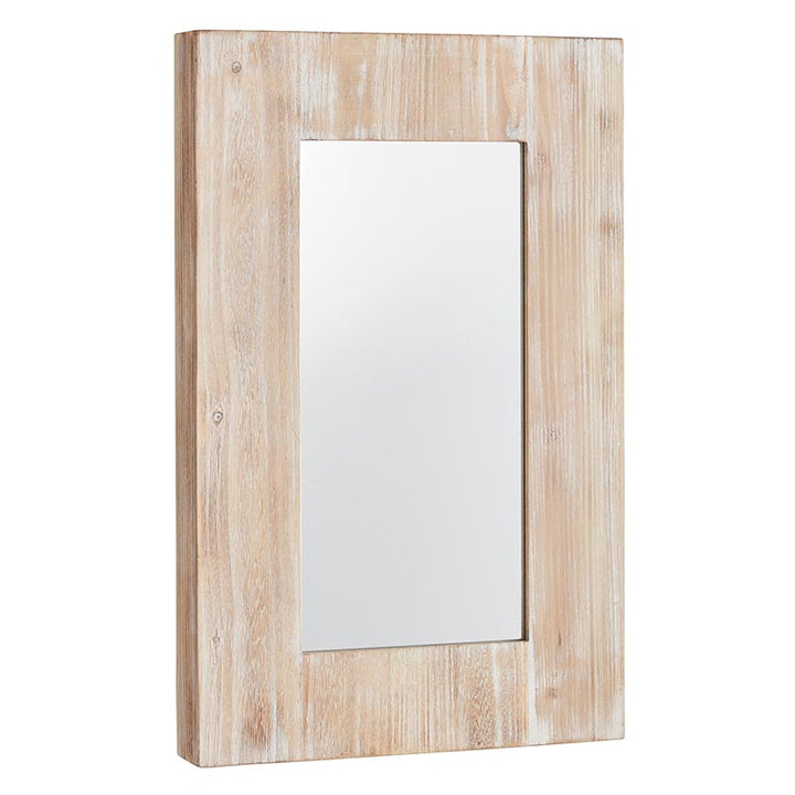Rustic Wood Mirror - Rectangle