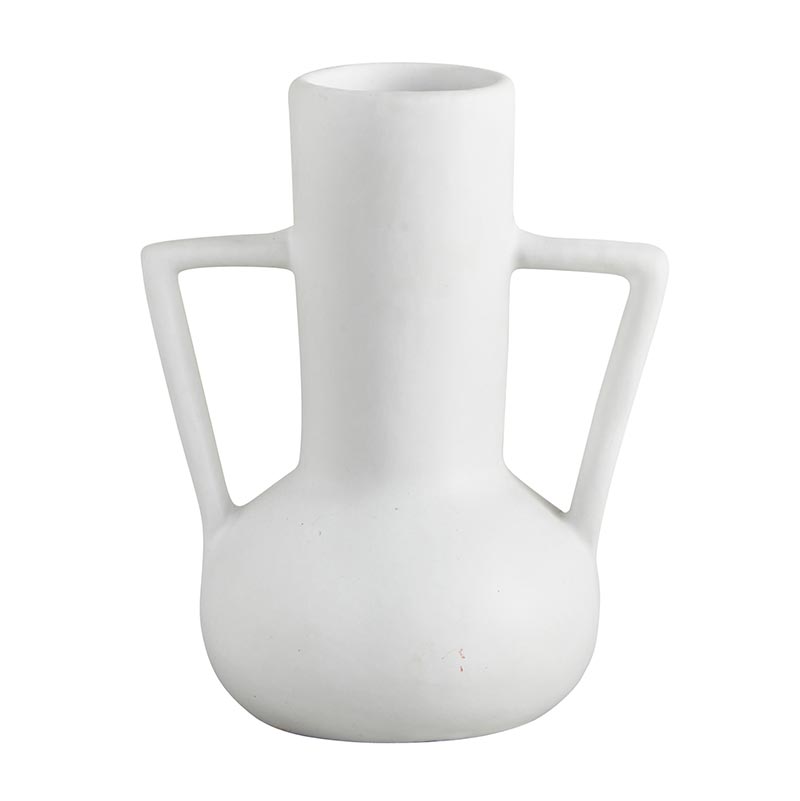 Matte White Long Vase