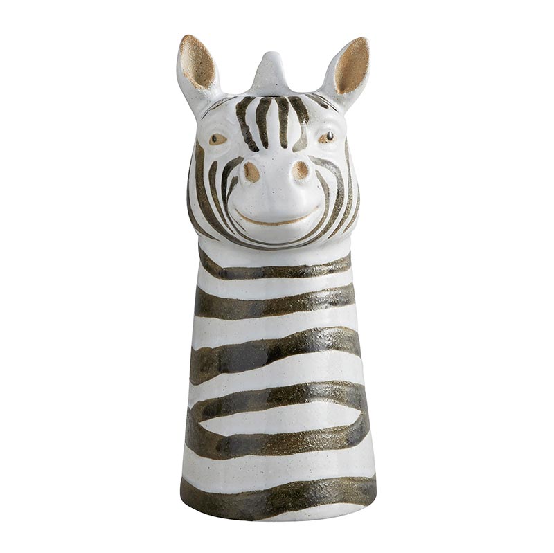 Ceramic Zebra Planter