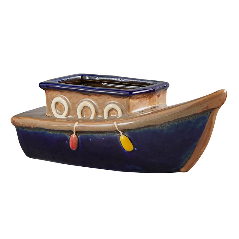 Ceramic Boat Planter