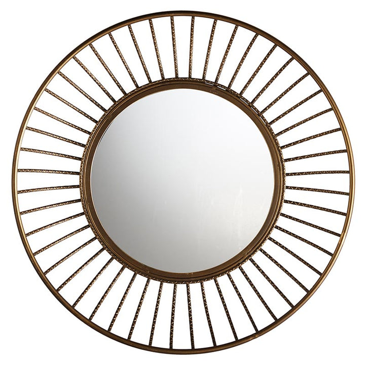 Gold Basket Mirror