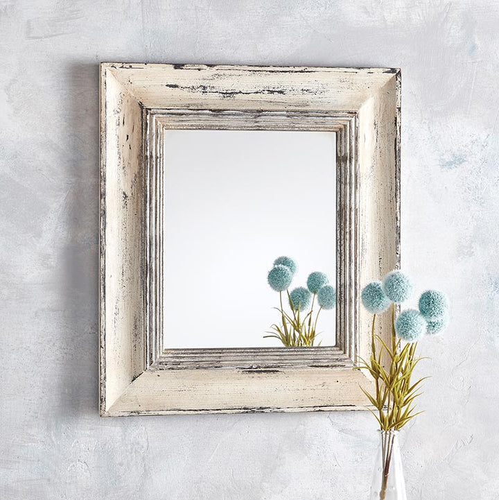 Wood Framed Wall Mirror