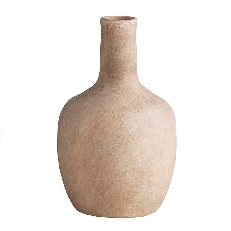 Taupe Terracotta Vase - SML