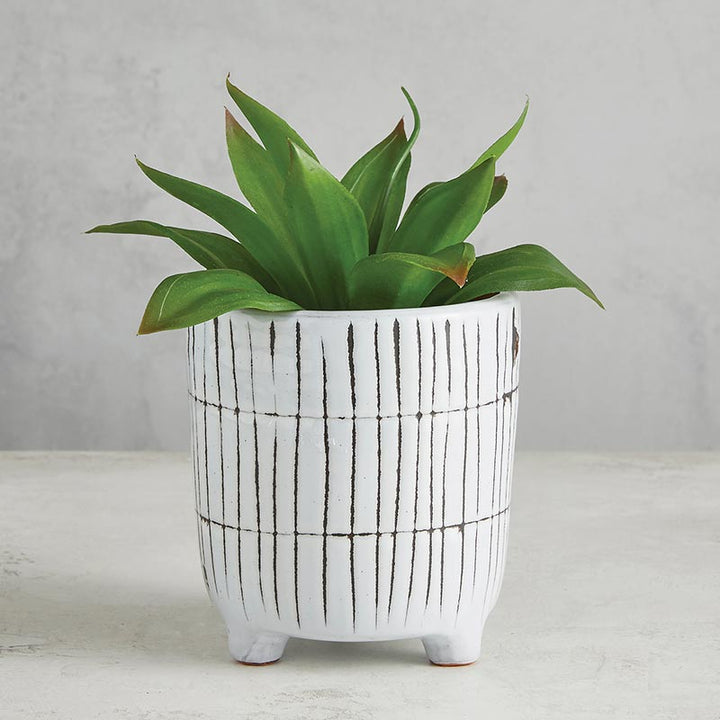 Striped Pot