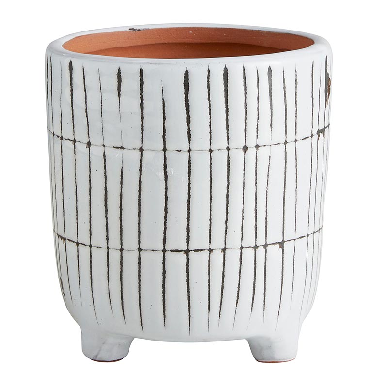 Striped Pot
