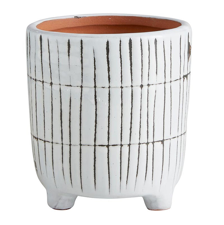 Striped Pot