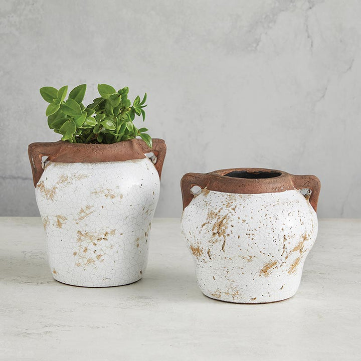 Ceramic Pot 2 Handles - SML