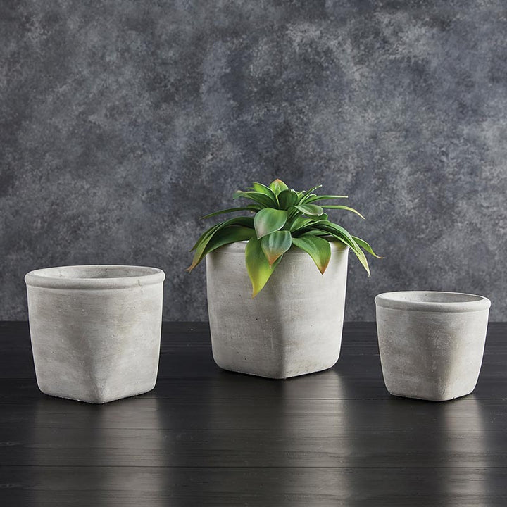 Cement Square Pot - LGE