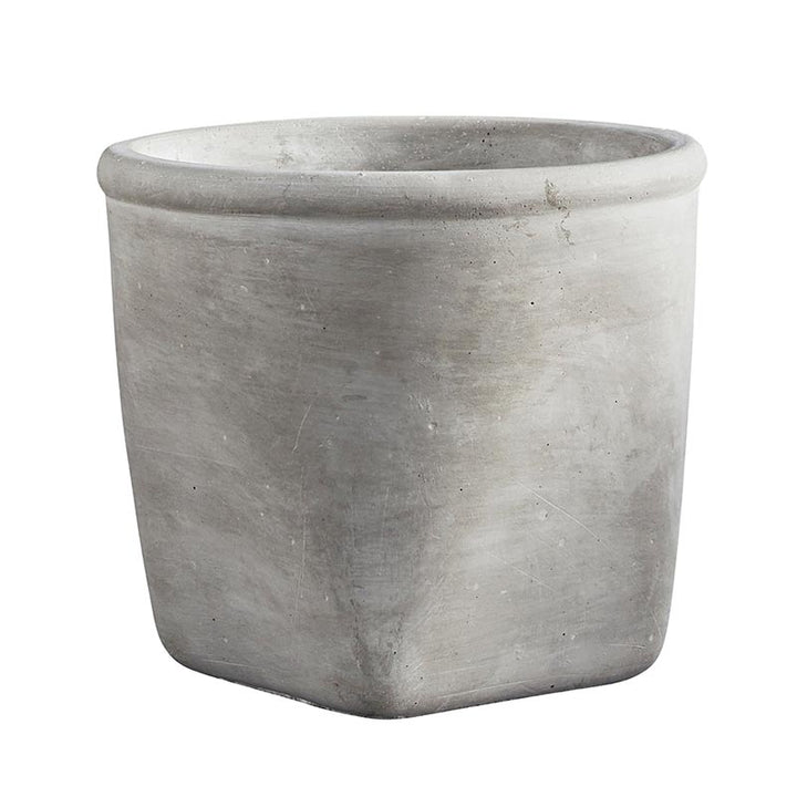 Cement Square Pot Medium