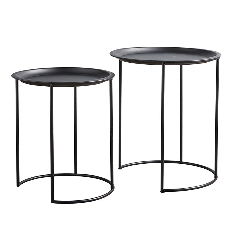 Wire BLK Side Tables - Set/2